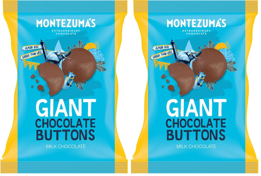 Montezuma's Giant Milk Chocolate Buttons 120g (Pack of 2)