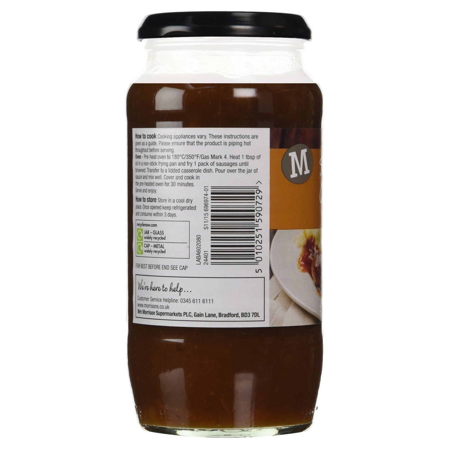 Morrisons Sausage Casserole Sauce, 500g