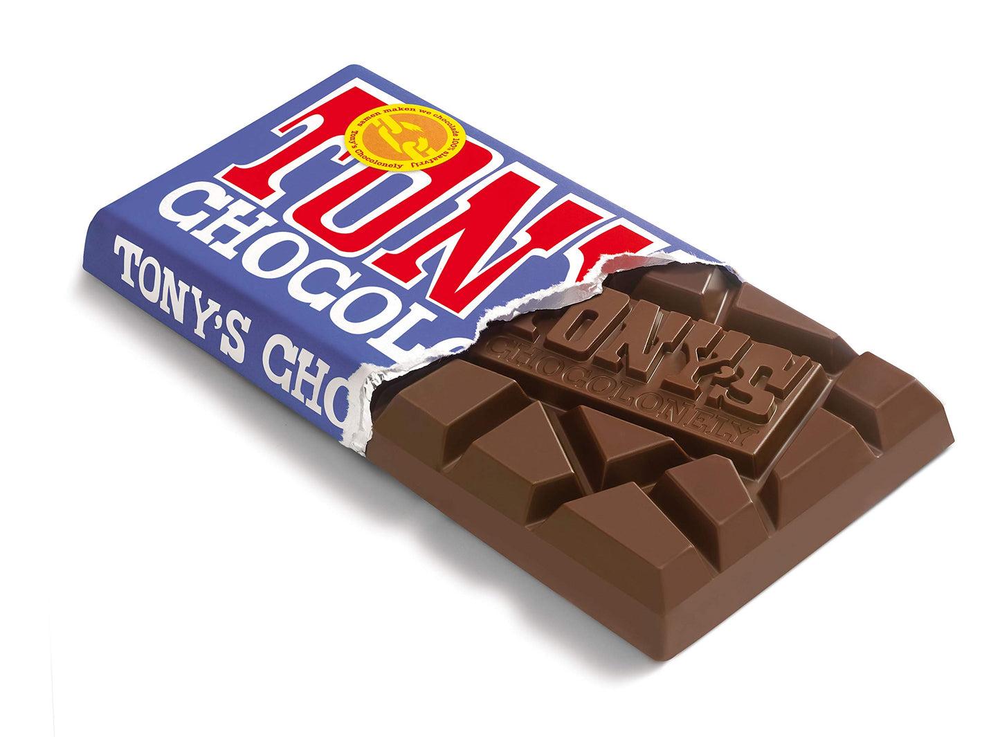 Tony's Chocolonely Dark Milk Chocolate Pretzel Toffee 180g