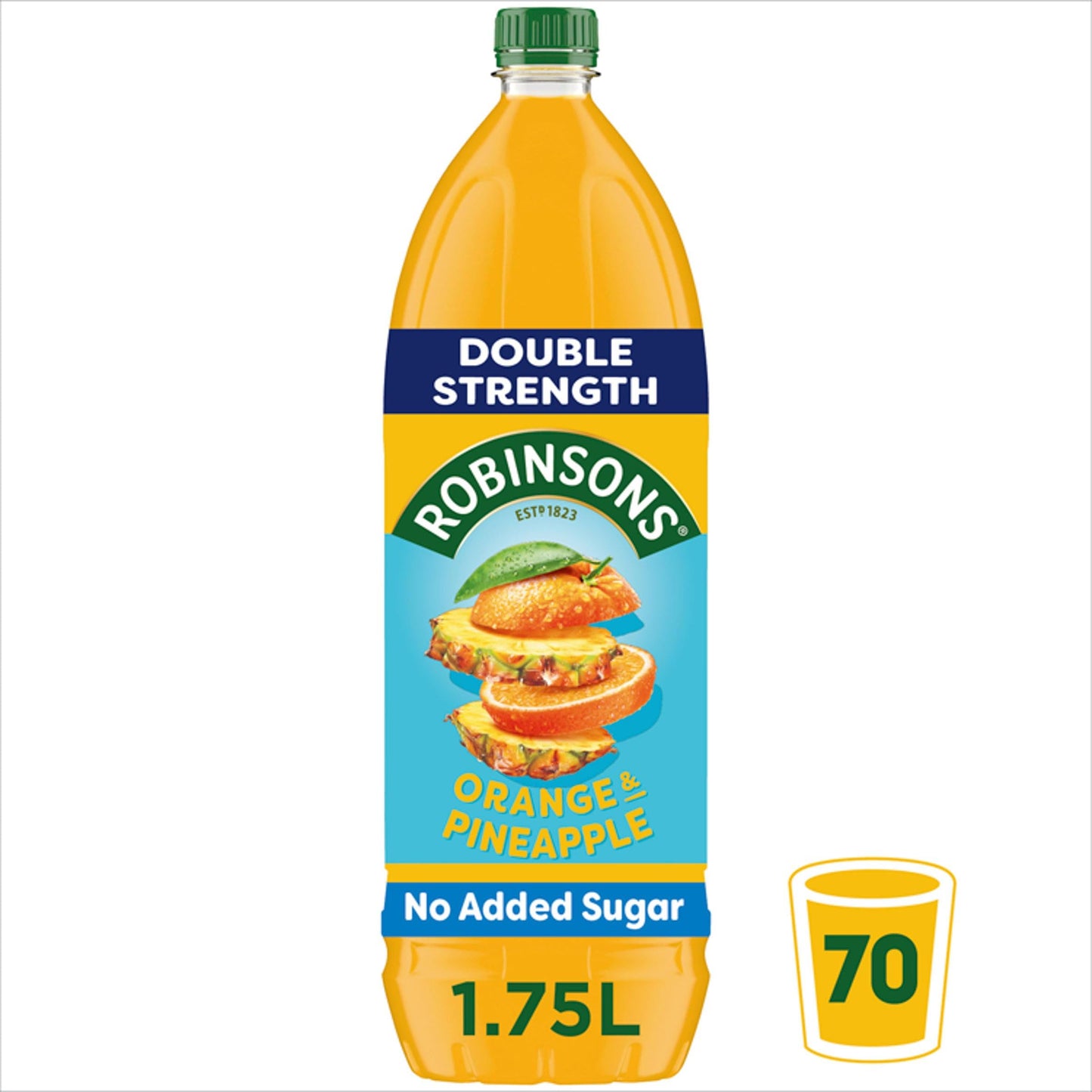 Britvic Soft Drinks Robinsons Double Concentrate Orange and PineApple Juice 1.75l