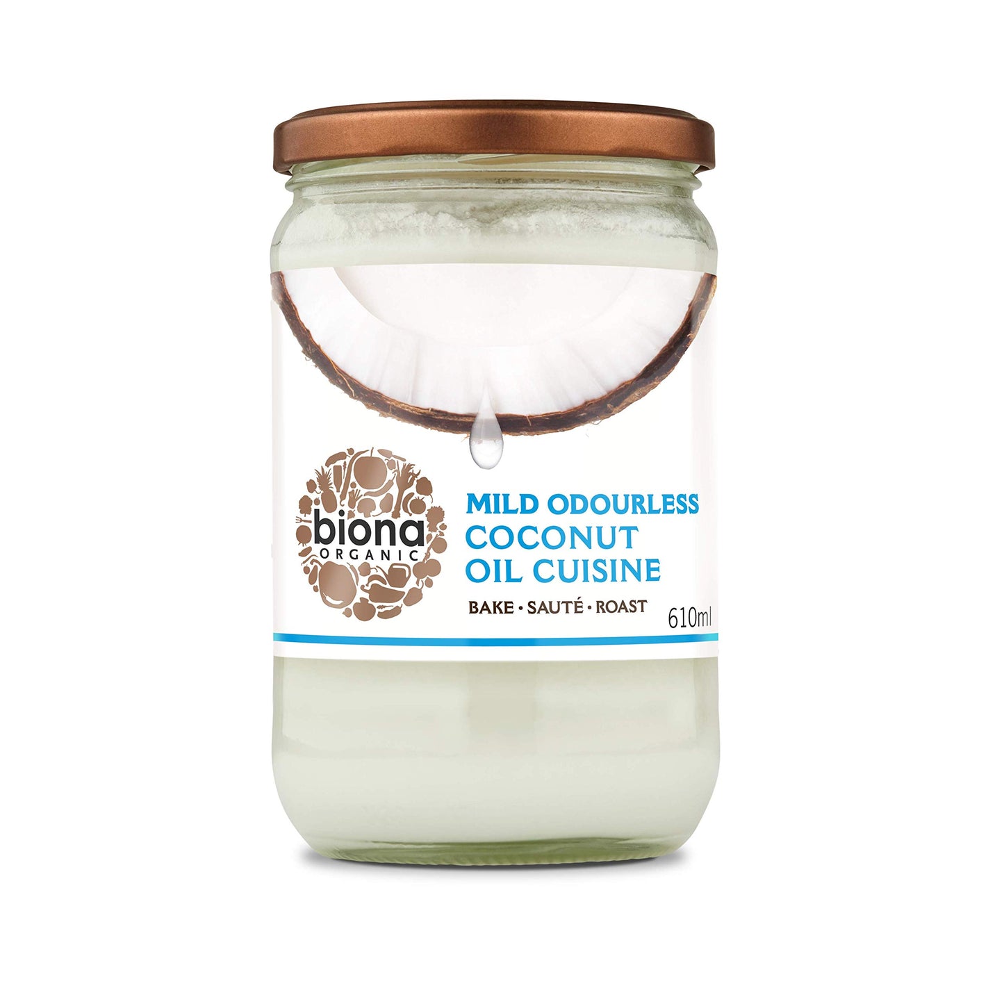 Biona Organic Coconut Oil Cuisine Odourless 610ml