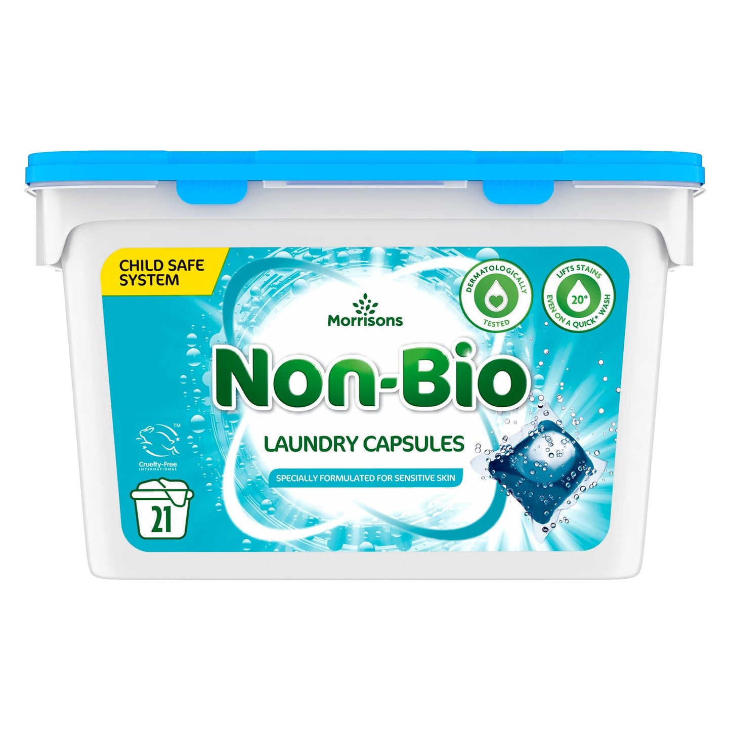 Morrisons Non Bio Laundry Pods, 21pcs