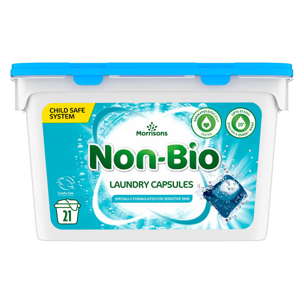 Morrisons Non Bio Laundry Pods, 21pcs