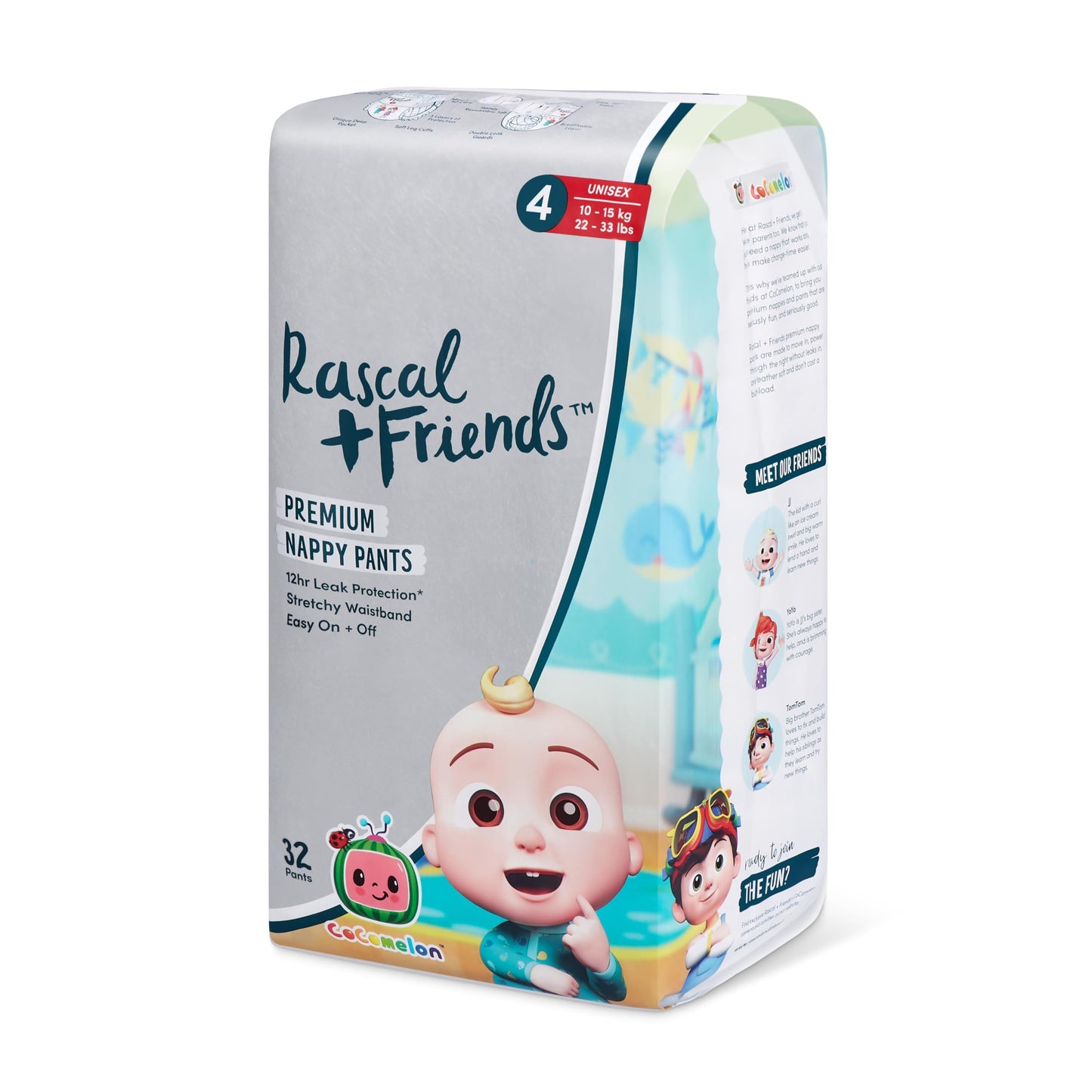 Rascal + Friends Unisex Premium Nappy Pants 32 Pants