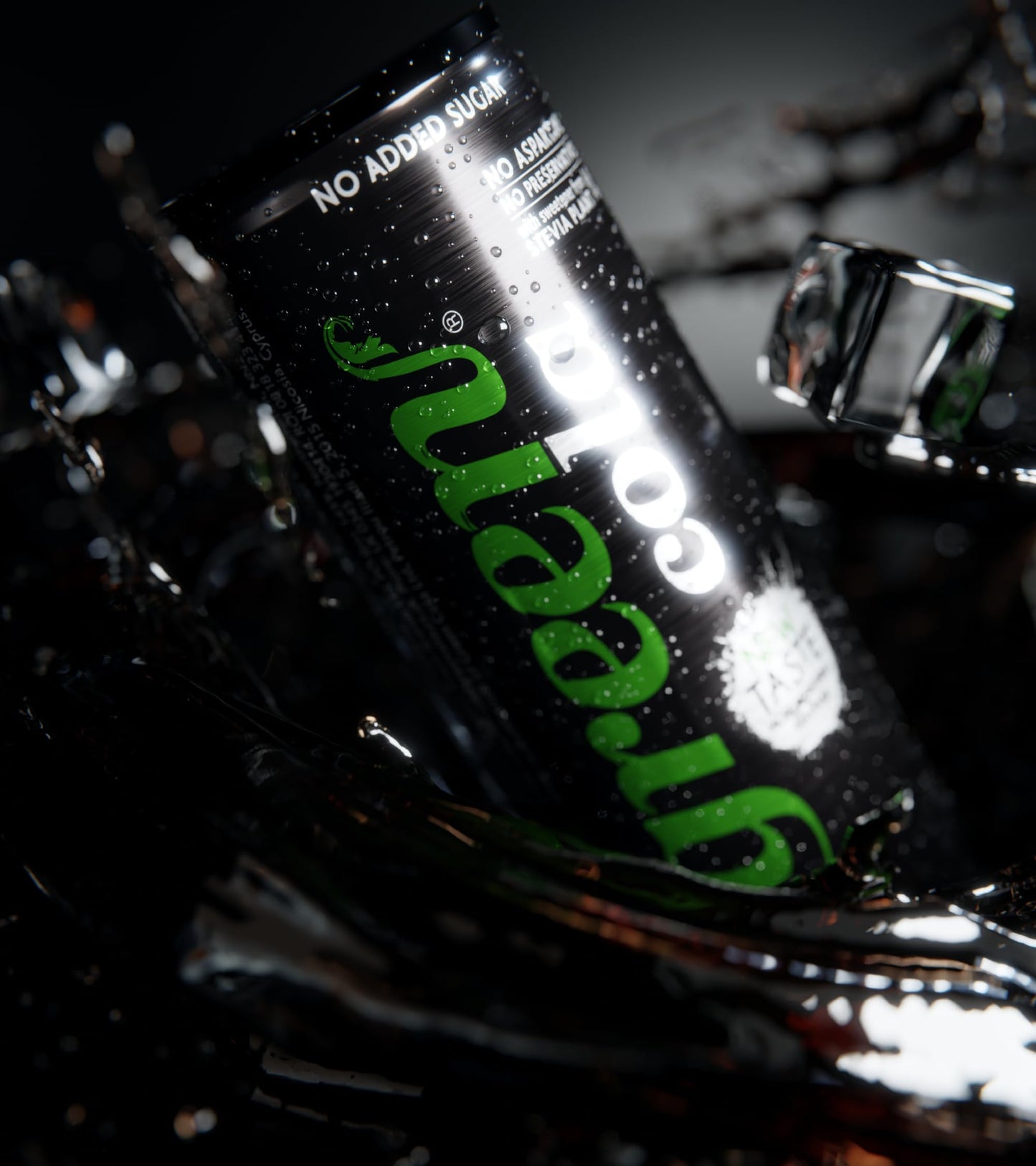 Green - Low Calorie Soft Drink - Sweetened with Stevia, Sugar-Free, Naturally Caffeinated from Green Coffee Beans, No Aspartame - Delicious and Healthy Alternative