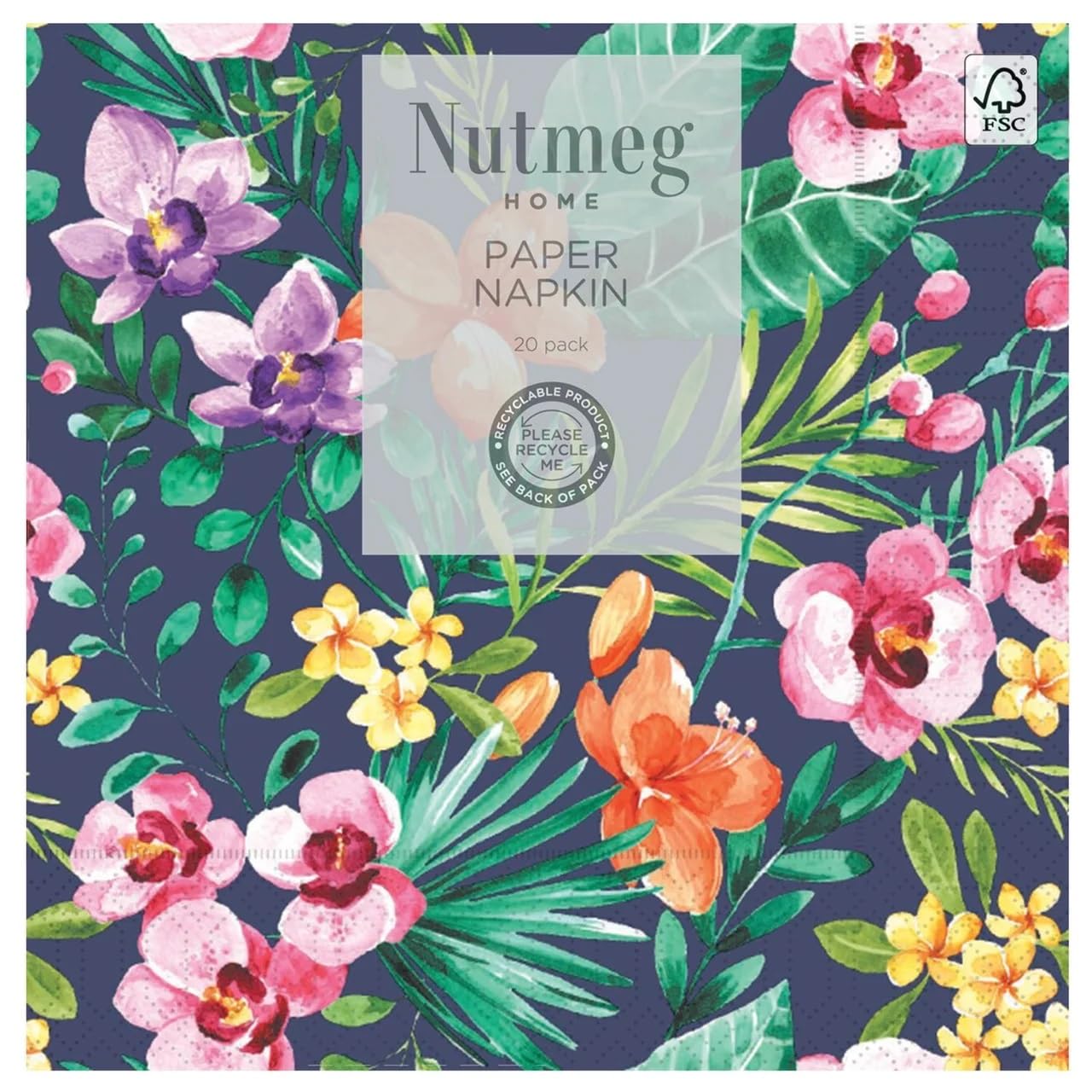 Nutmeg 33cm Tropical Napkin