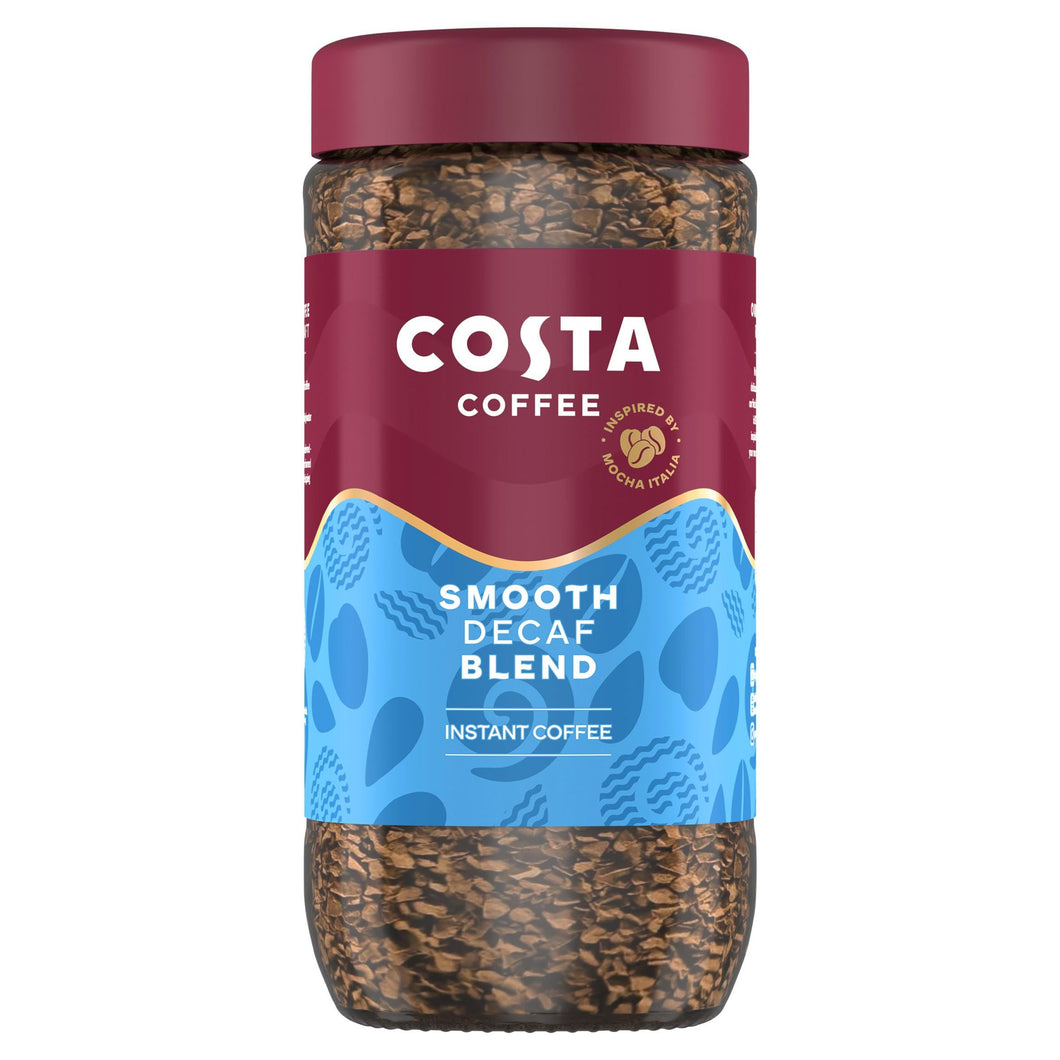 Costa Coffee Smooth Decaf Blend Instant Coffee 190g