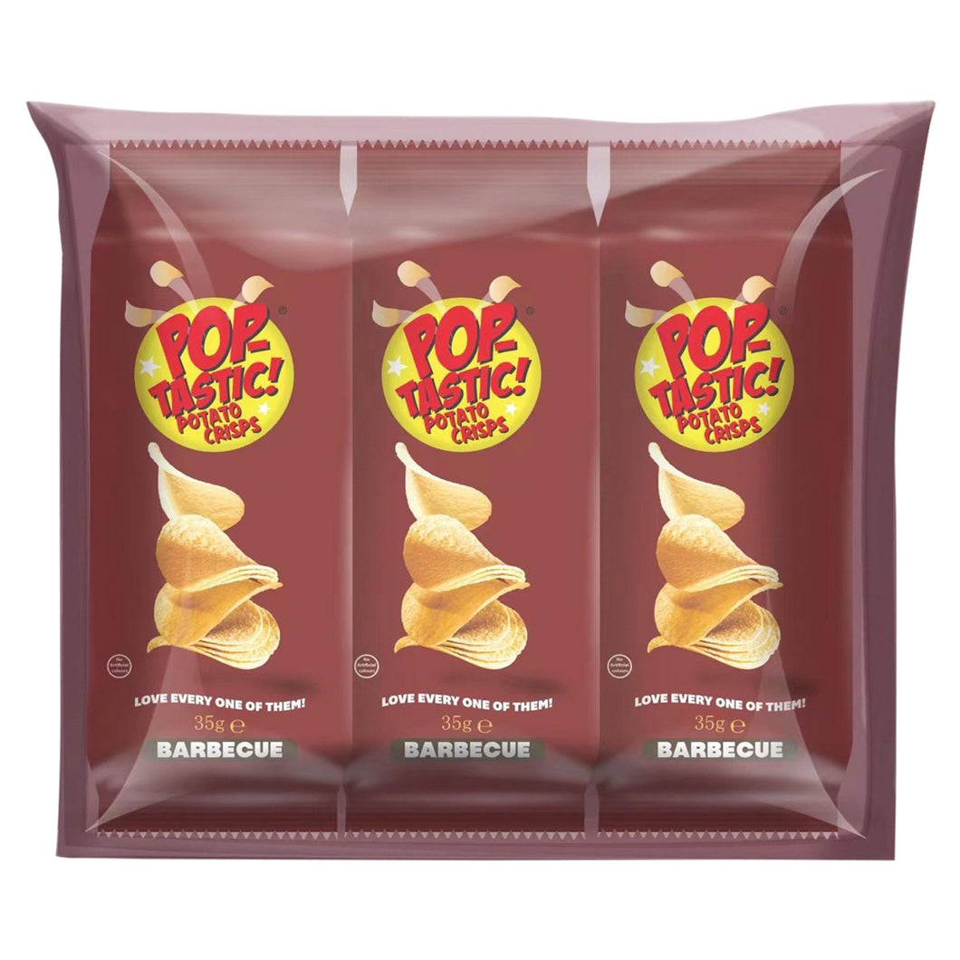 Pop-Tastic! Barbecue Potato Crisps 35g