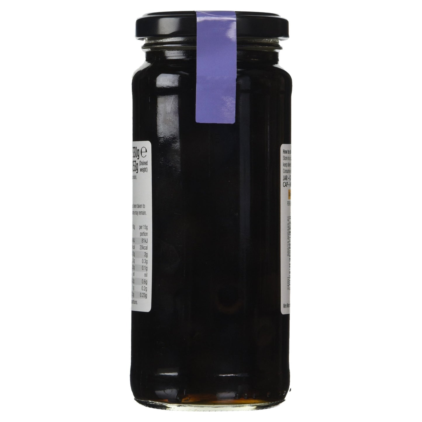Morrisons Pitted Black Olives, 330g
