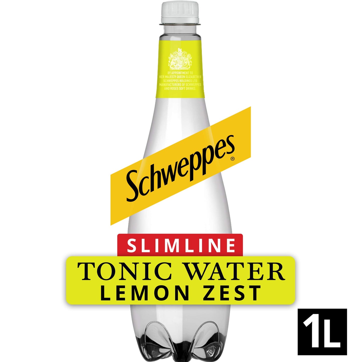 Schweppes Slimline Indian Tonic Water with Lemon Zest 1 Litre