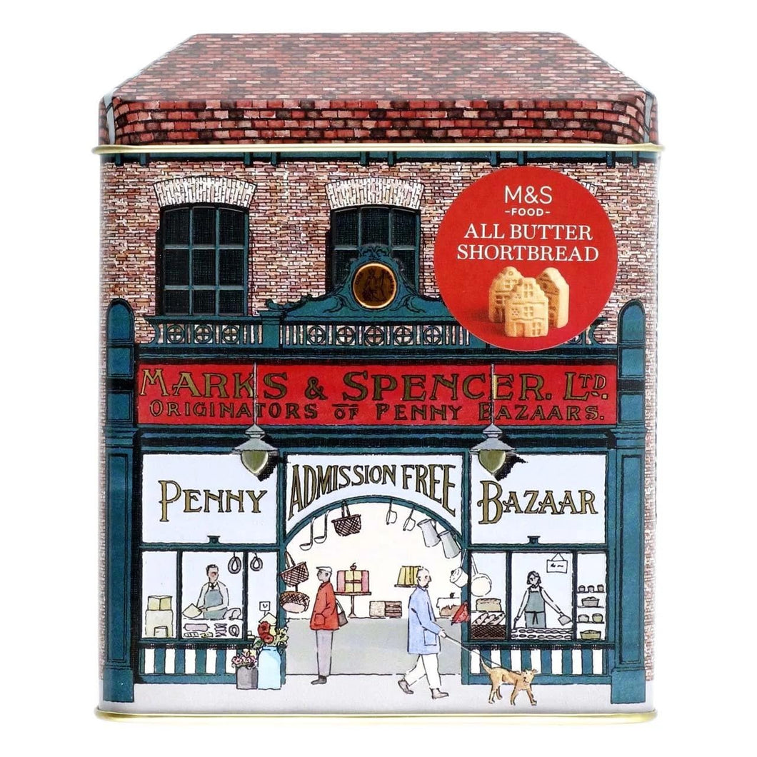 M&S All Butter Shortbread, Penny Bazaar Collectible Tin