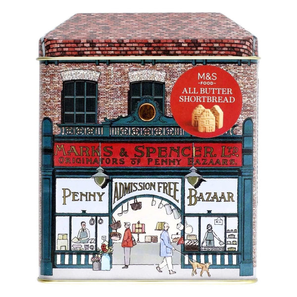 M&S All Butter Shortbread, Penny Bazaar Collectible Tin