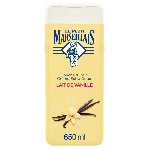 Extra Gentle Bath & Shower Cream Vanilla Milk Organic 650ml