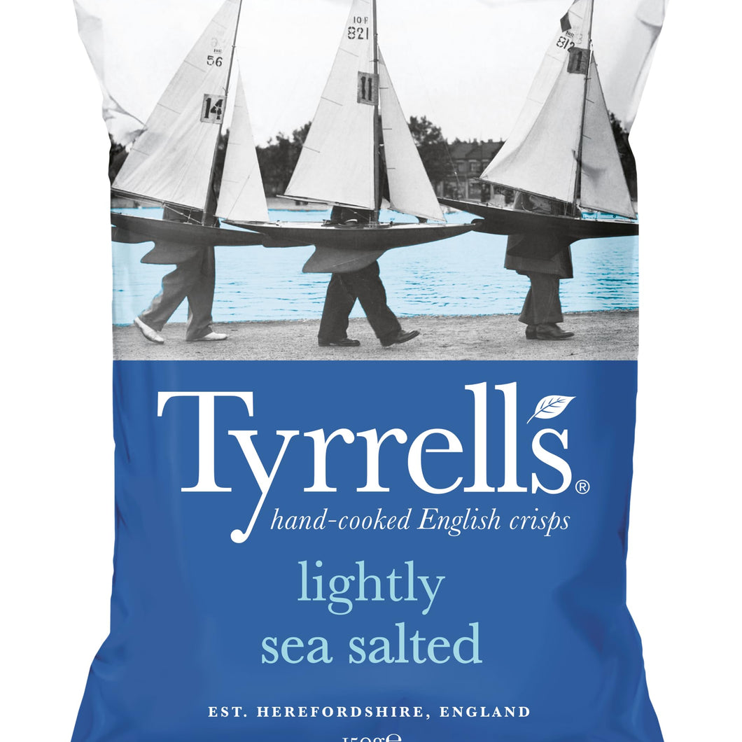 Tyrrells Chips Lightly Sea Salted, 150g