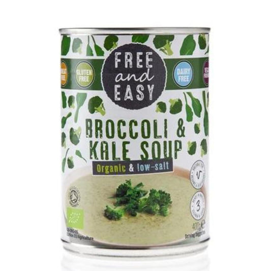 Free & Easy Organic Broccoli & Kale Soup 400g