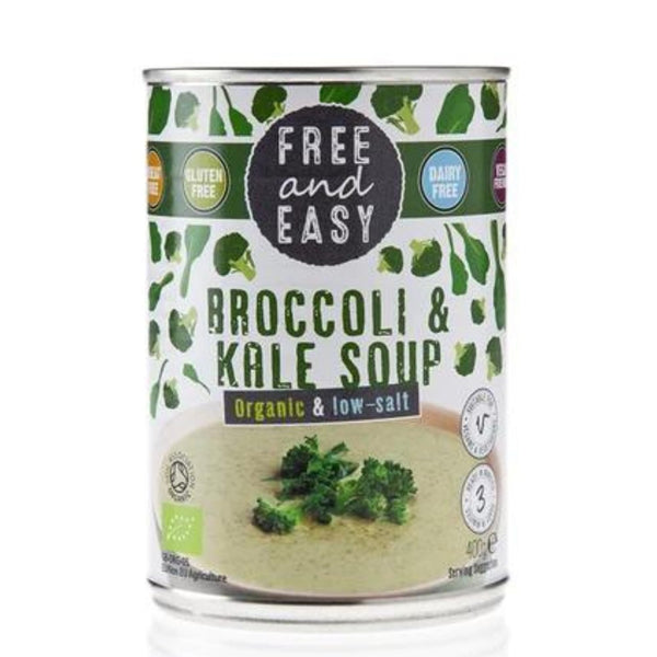 Free & Easy Organic Broccoli & Kale Soup 400g