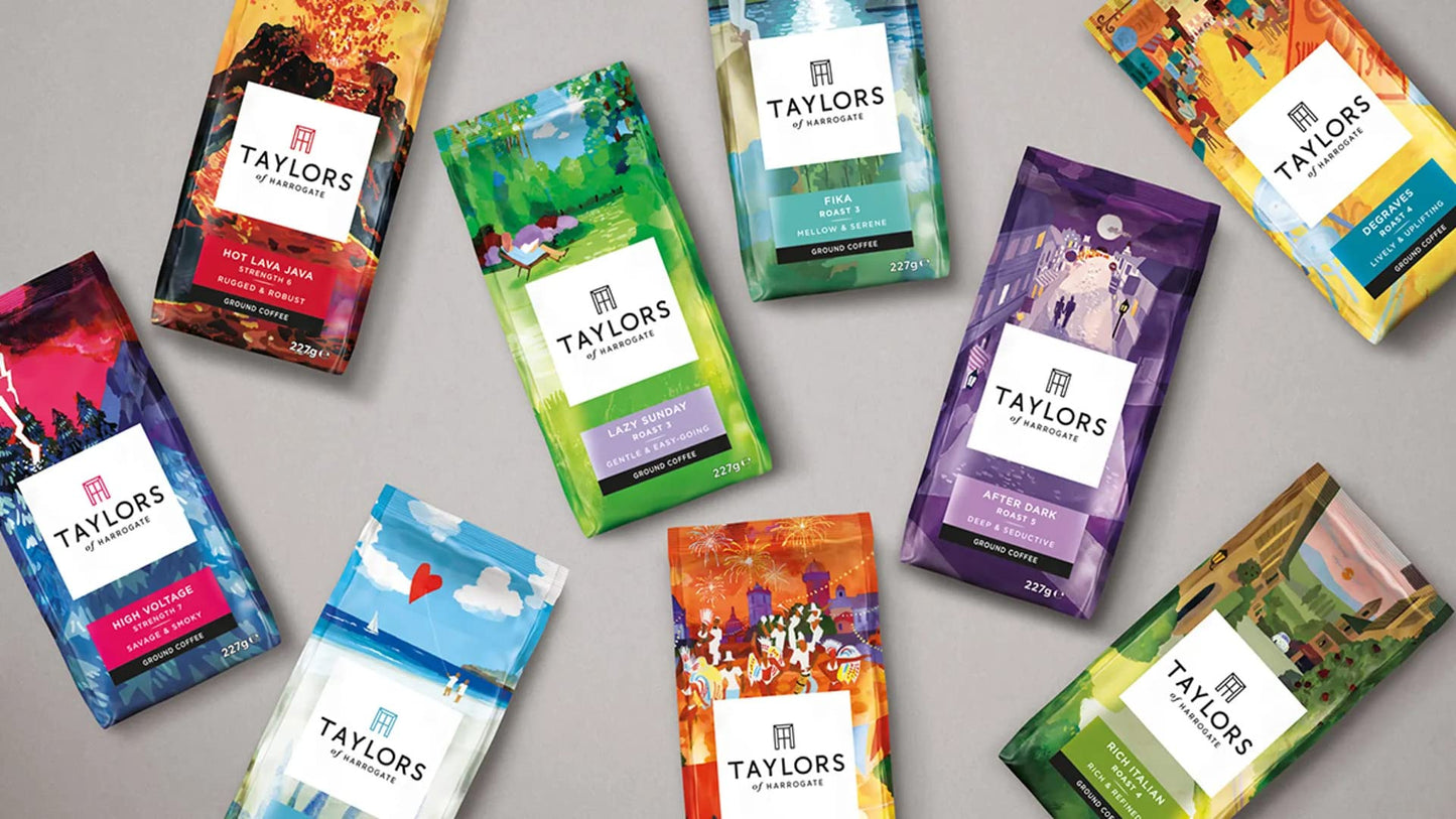 Taylors of Harrogate After Dark Ground Coffee, 227g