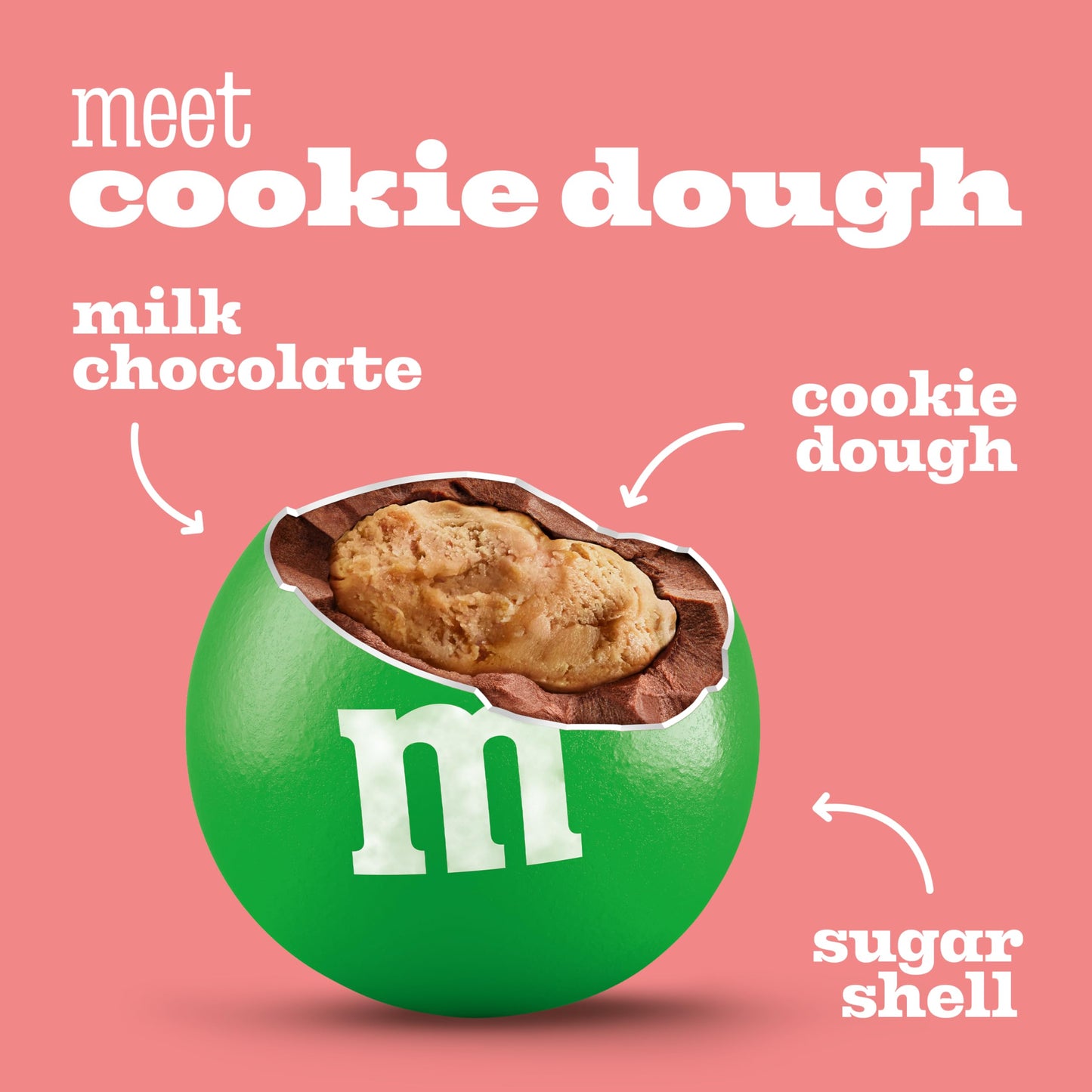 M&M'S Cookie Dough Pouch 102g