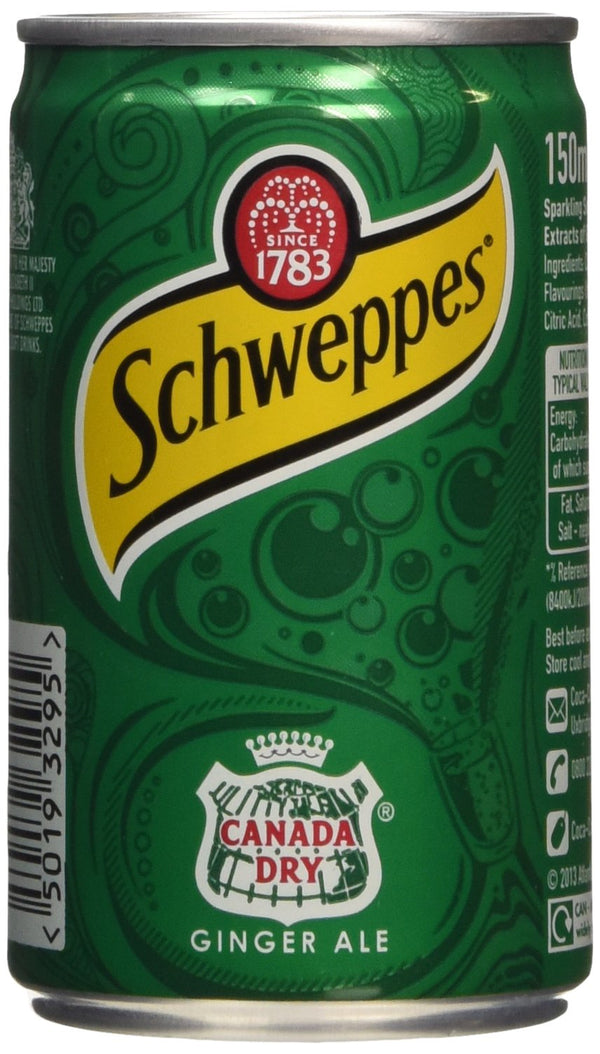 Schweppes Canada Dry Ginger Ale 150ml