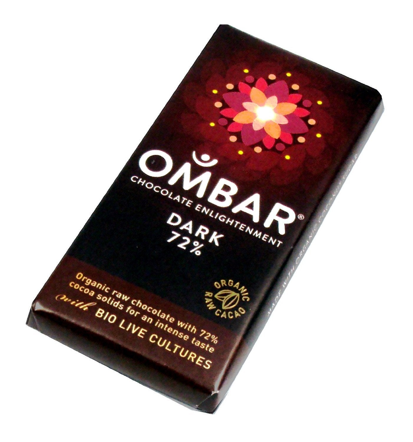 Ombar Dark 72% Raw Chocolate Bar 35g