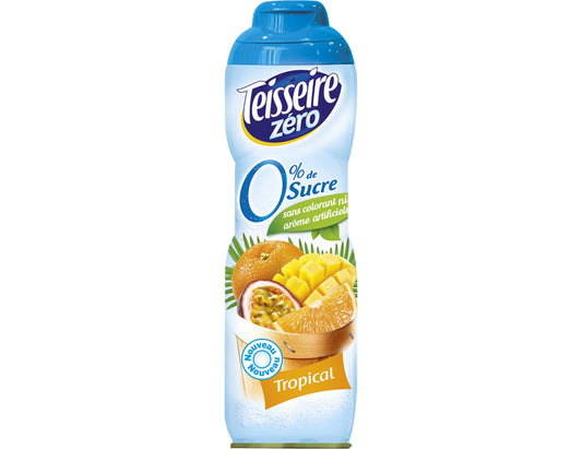 Teisseire Syrup 0% Sugar Tropical Fruits 60cl