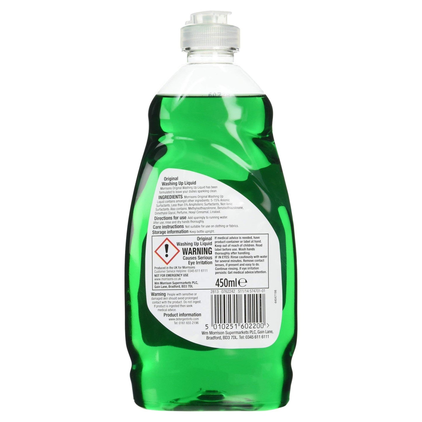 Morrisons Washing Up Liquid Original 450ml