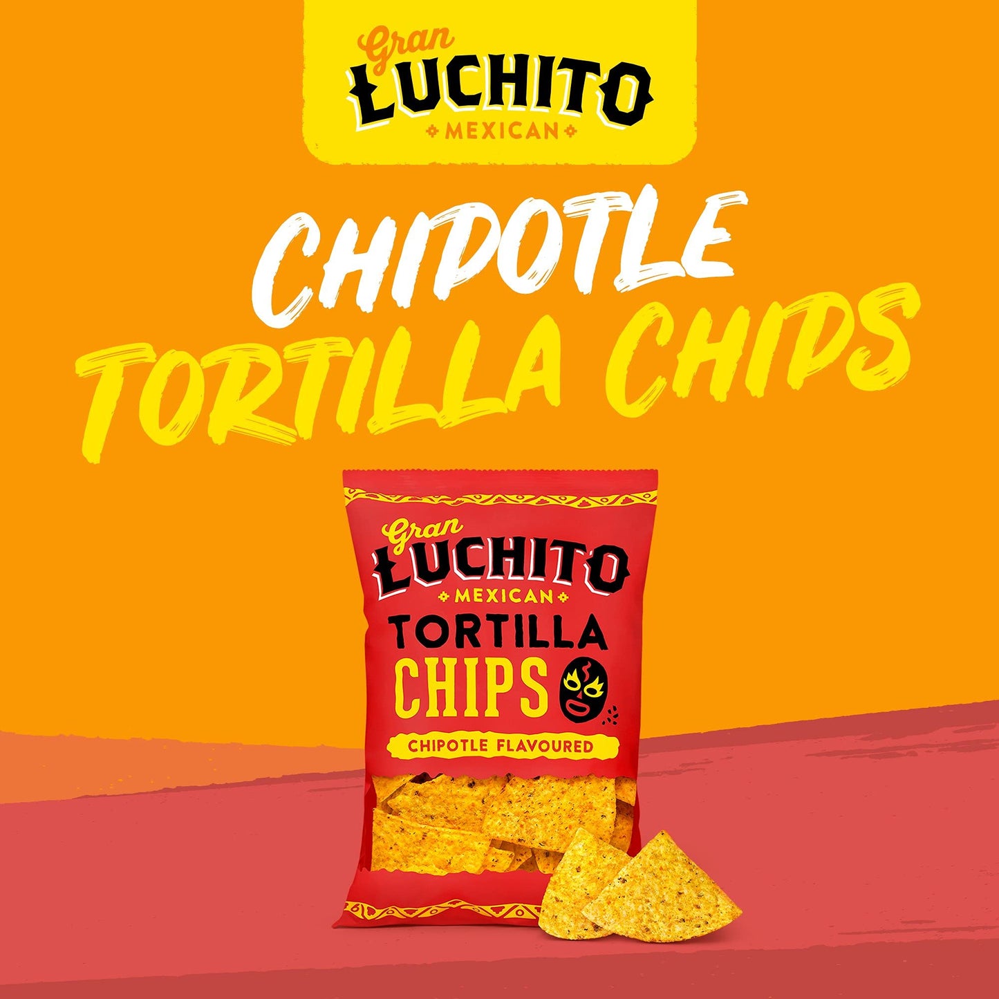 Gran Luchito Mexican Chipotle Flavour Tortilla Chips, 150g