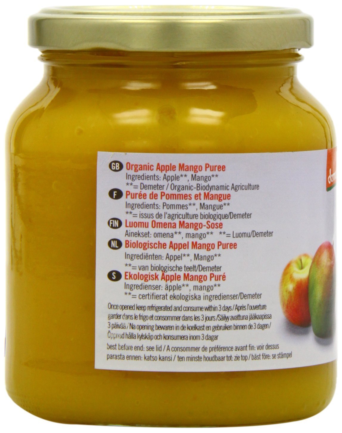 Biona Organic Apple Mango Puree 360g