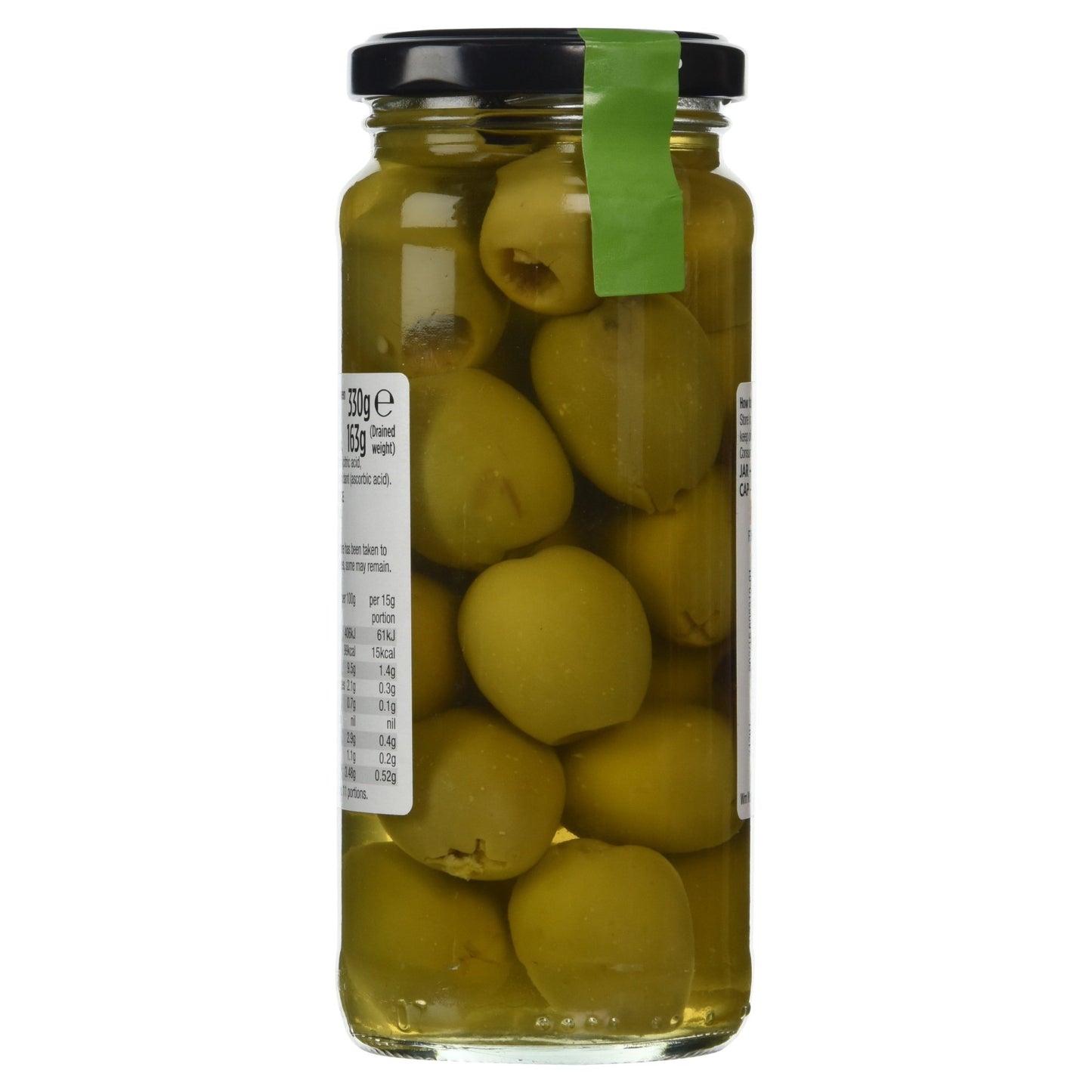 Morrisons Pitted Queen Olives in Brine, 340g