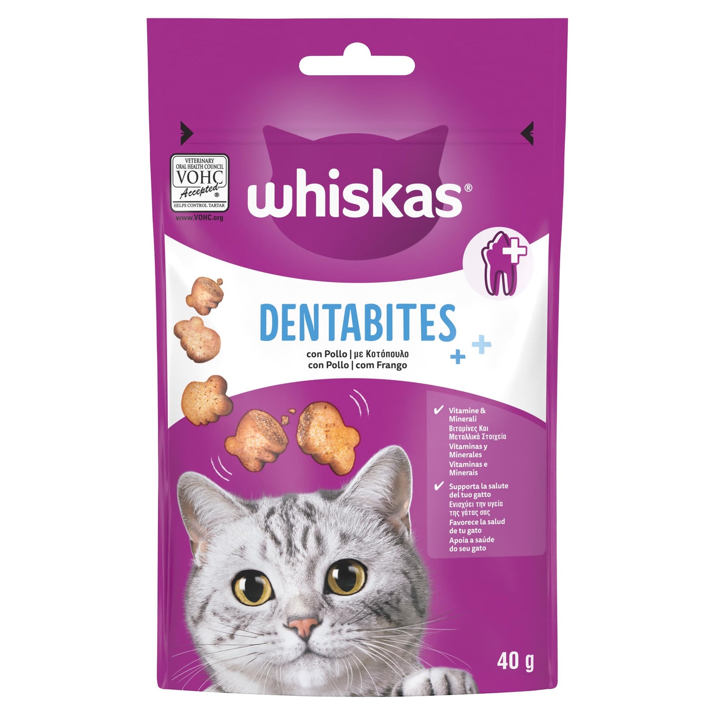 Whiskas Dentabites Snack with Chicken 40 g
