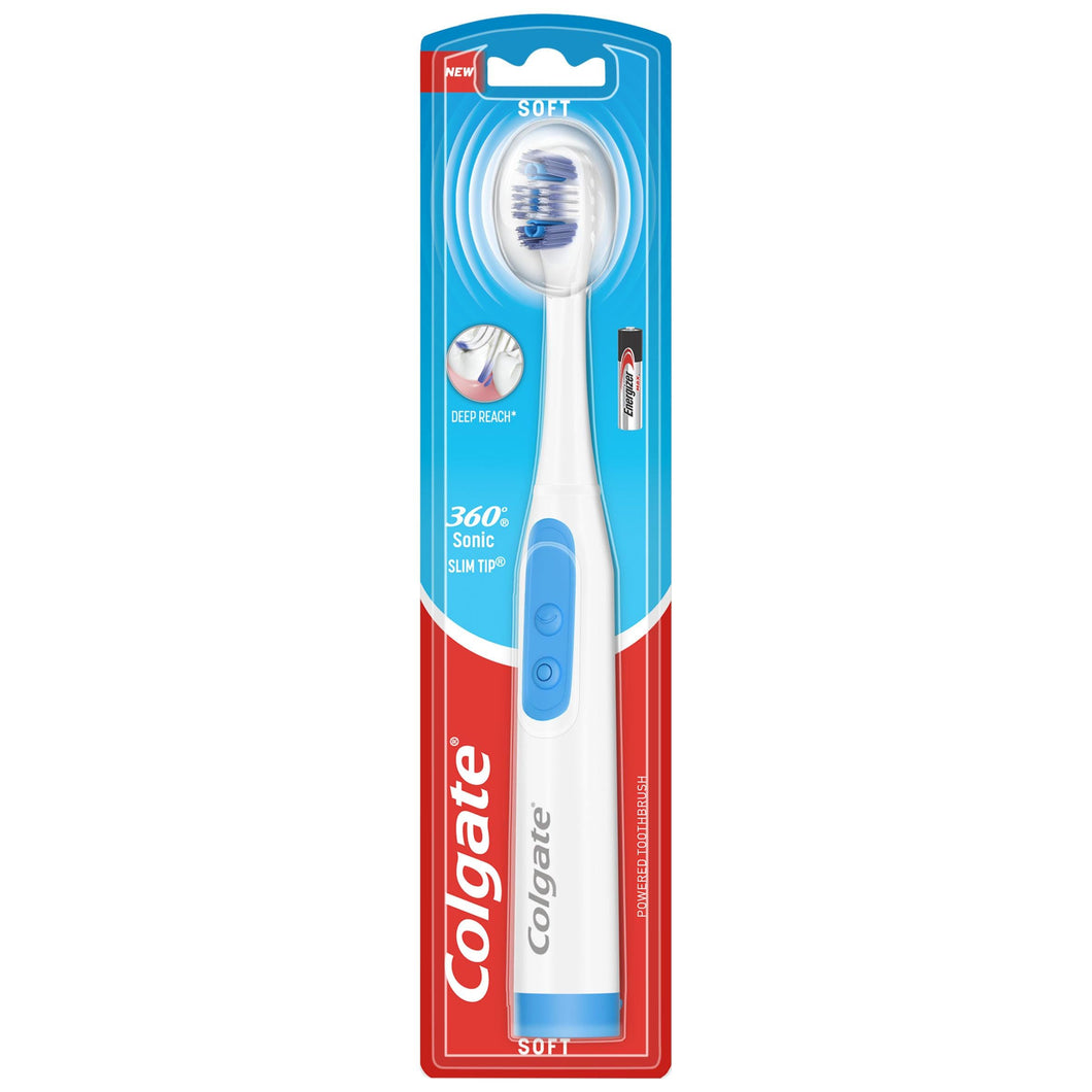 Colgate Battery 360 Sonic Floss Tip Soft Toothbrush