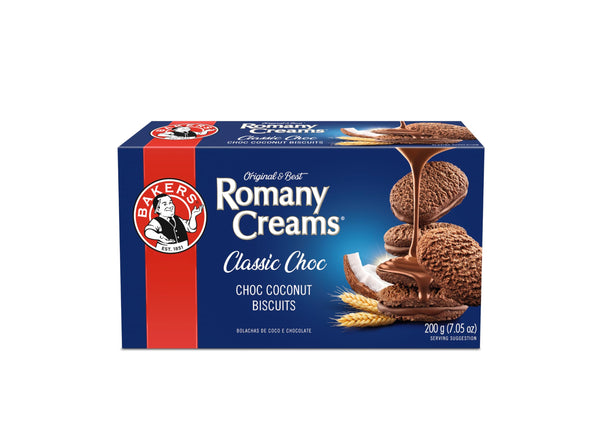 Bakers Classic Chocolate Romany Creams Biscuit 200 g (Pack of 6)
