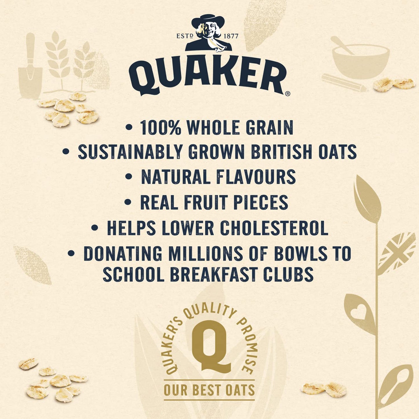 Quaker Oat So Simple Banana and Strawberry Porridge Pots, 58 g, Pack of 8