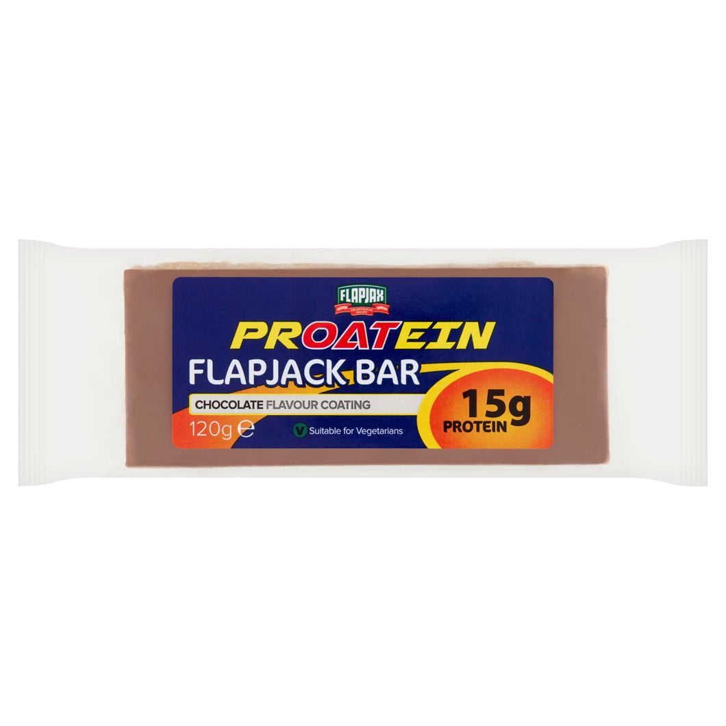 Flapjax Chocolate Flavour Coating Protein Flapjack Bar 120g