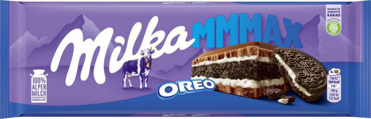 Milka - XXL Chocolate bar Oreo (XXL Tafel Oreo) | Total Weight 300 Grams