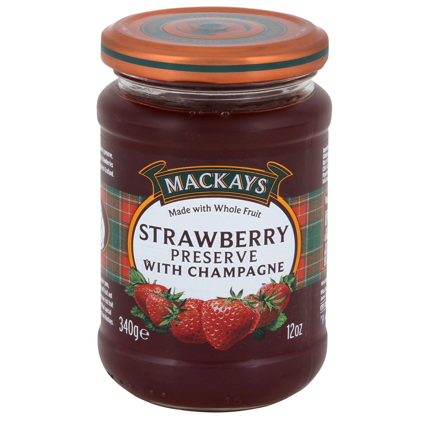 Mackays Strawberry Preserve with Champagne