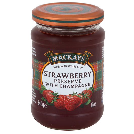 Mackays Strawberry Preserve with Champagne, 340g