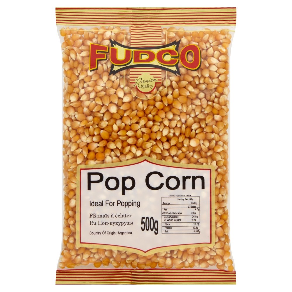 Fudco Popping Corn 500g
