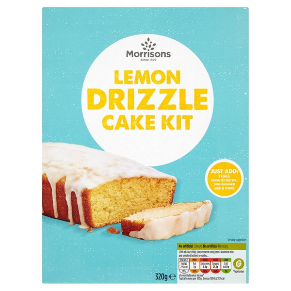 Morrisons Lemon Drizzle Cake Kit, 320g