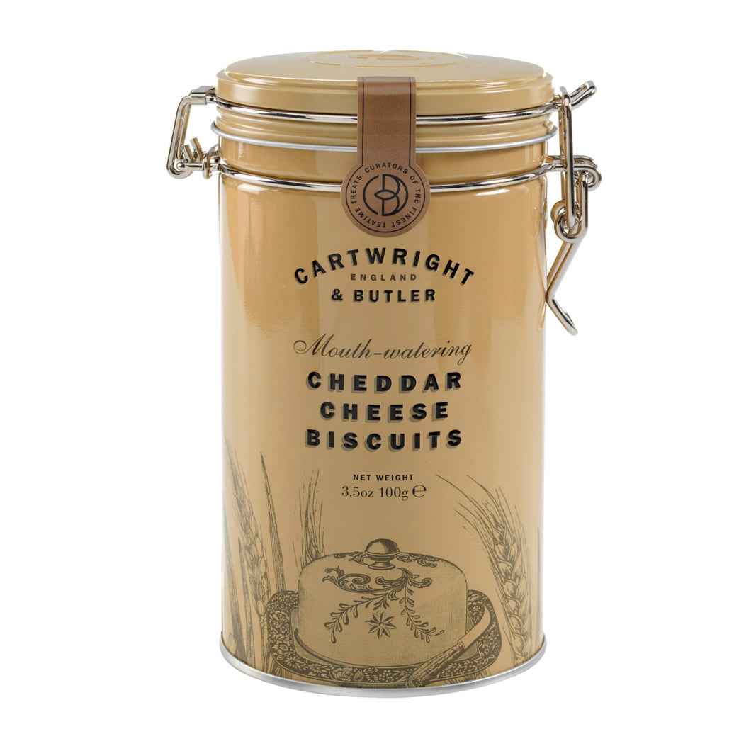 Cartwright & Butler Cheddar Cheese Biscuits Tin 100g