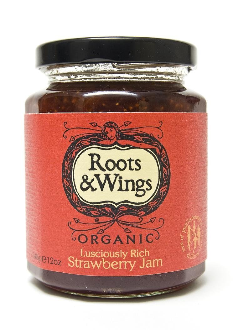 Roots & Wings Organic Strawberry Jam 340g