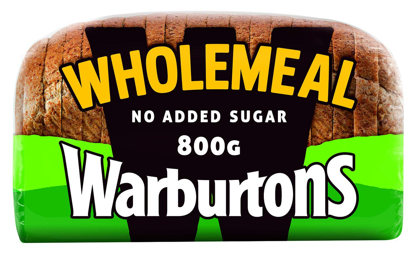 Warburtons Wholemeal Medium Sliced, 800g