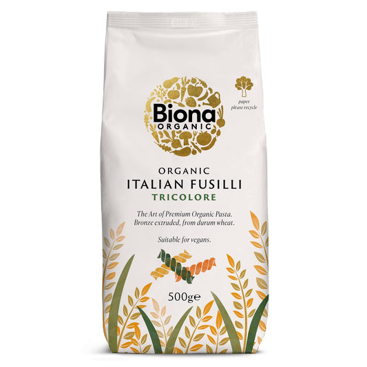 Biona Organic Fusilli Tri Colore 500g