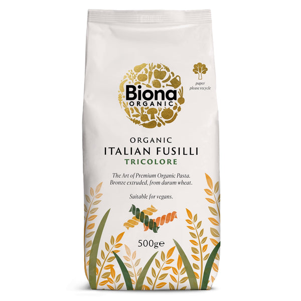 Biona Organic Fusilli Tri Colore 500g
