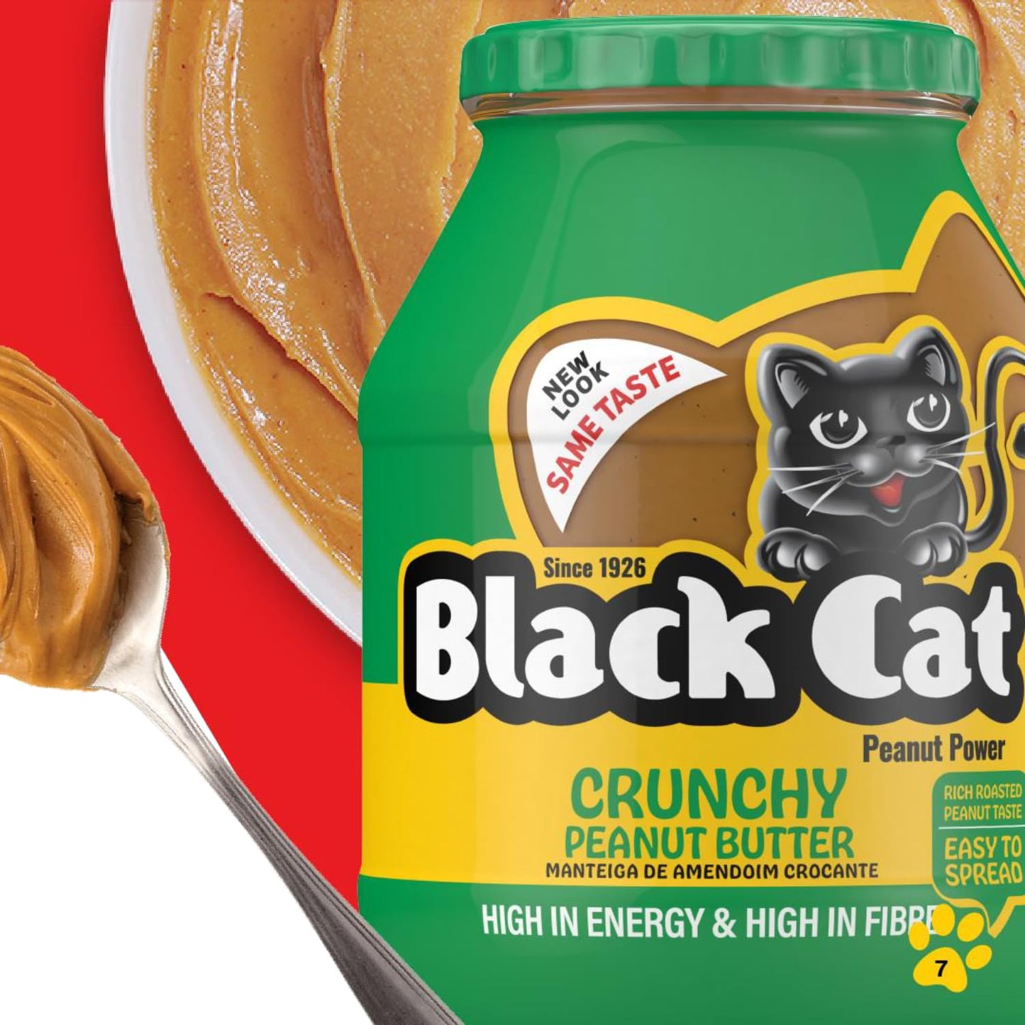 Black Cat Peanut Butter Crunchy - 410g Parent