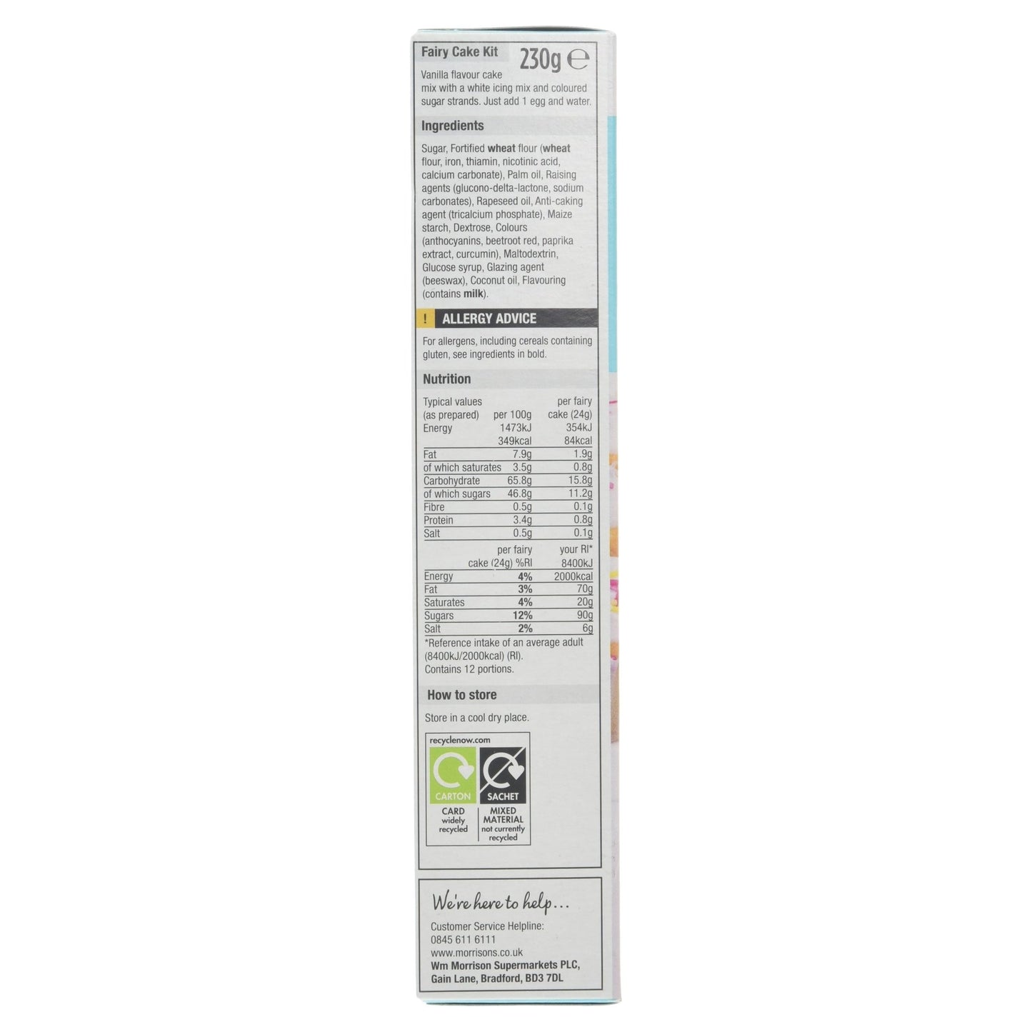 Morrisons Fairy Cake Kit, 230g