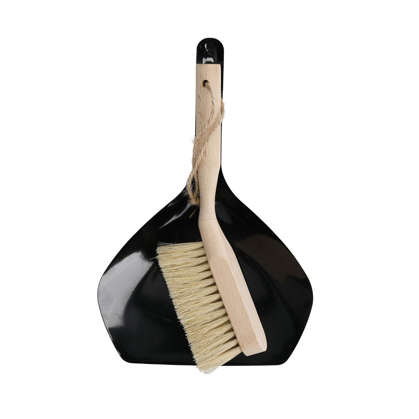 Natural Elements Eco Dustpan and Brush, Beechwood and 100% Recycled Plastic, 33 x 21.5cm,NEDPBSETCOCO