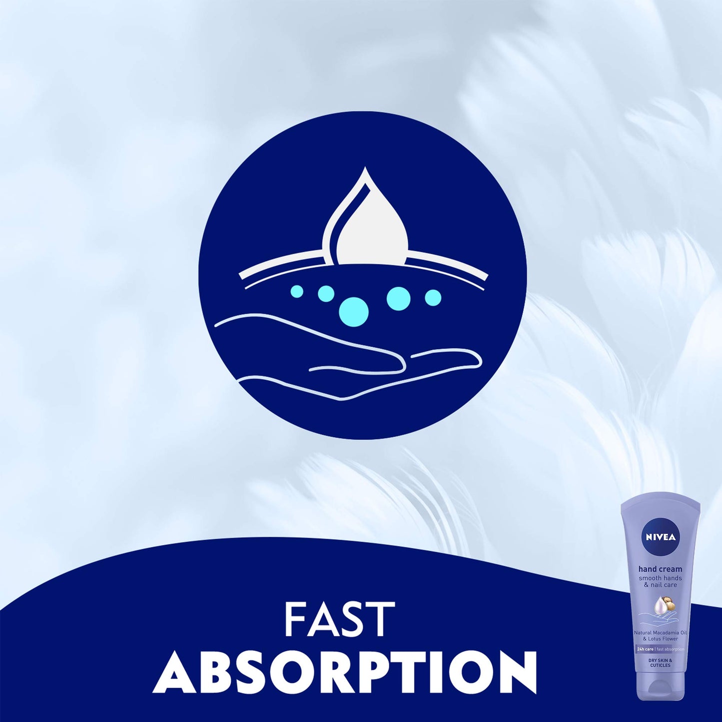 Nivea - Smooth nourishing hand cream macadamia nut oil 100 ml (100041084)