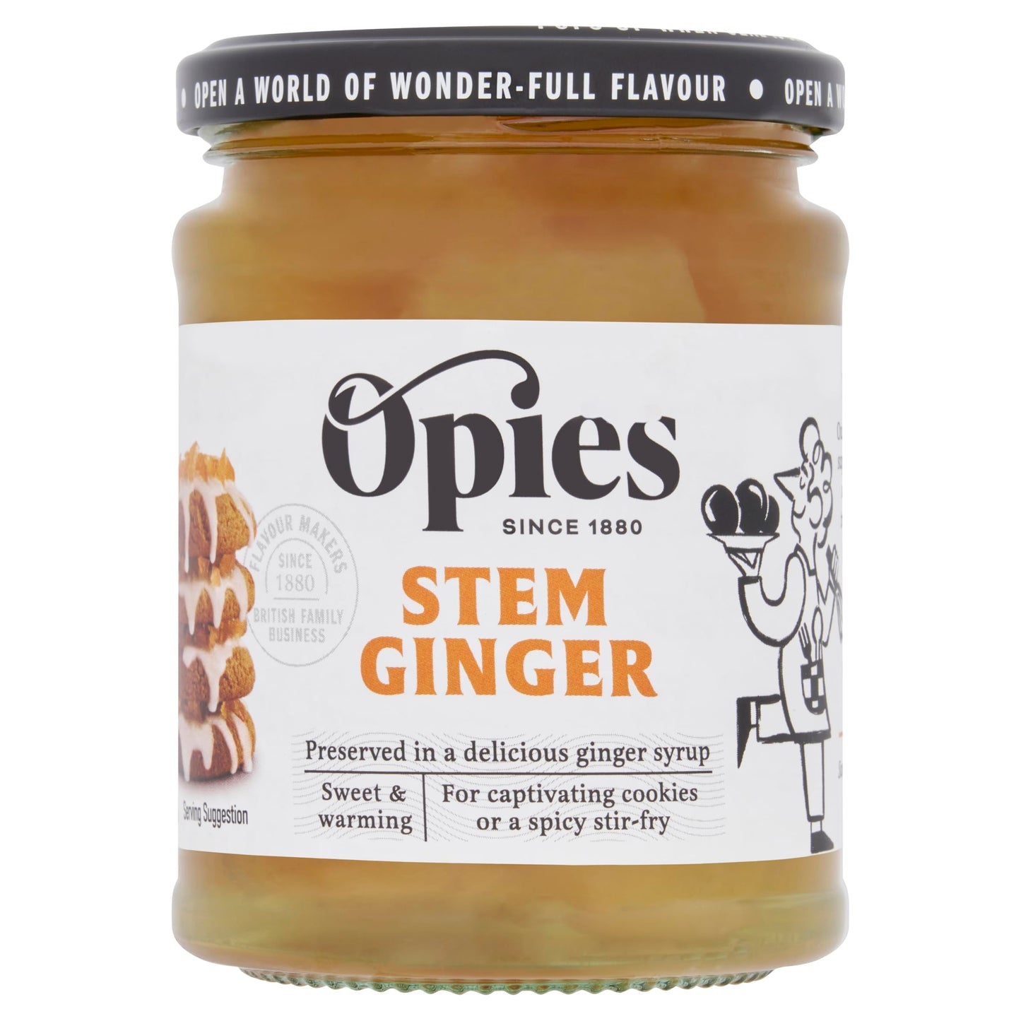 Opies Stem Ginger in Syrup (280g)