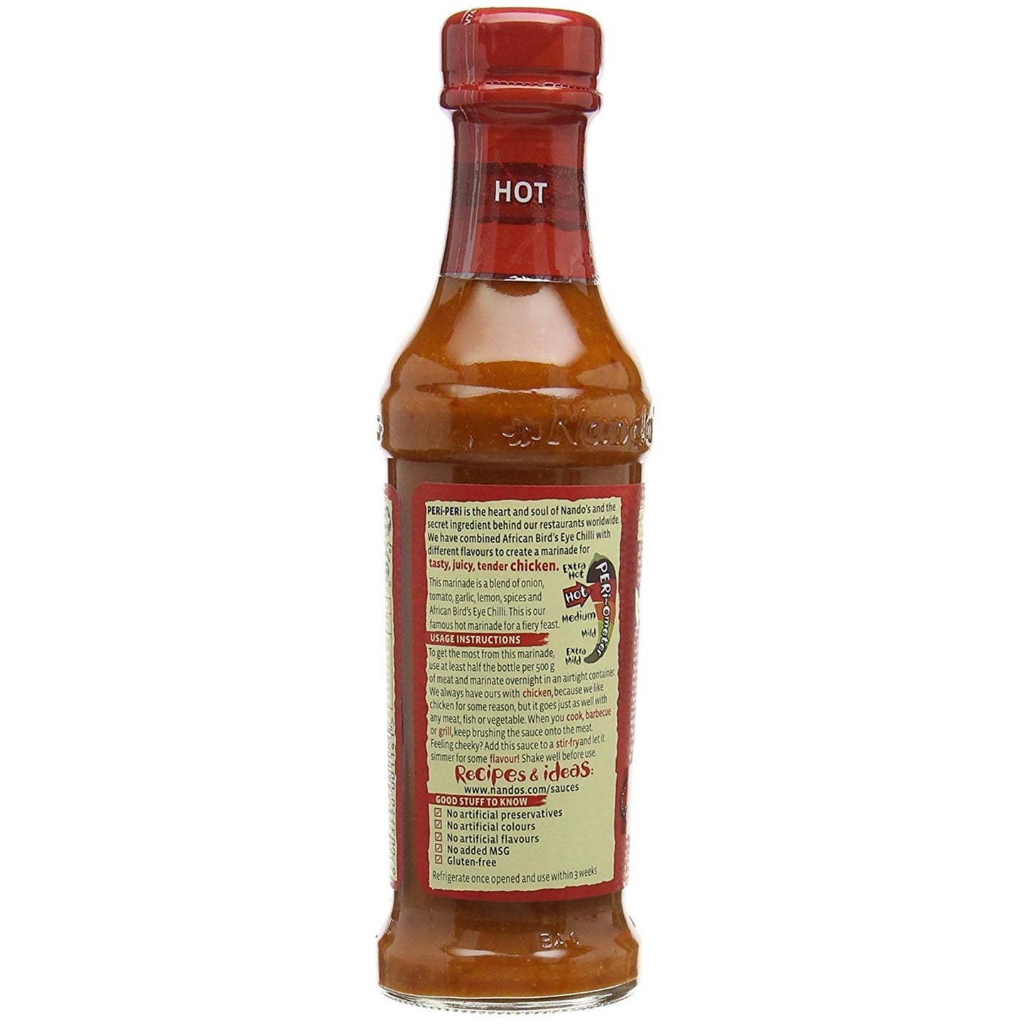 Nando's Hot Peri Peri Marinade - 2 x 260g